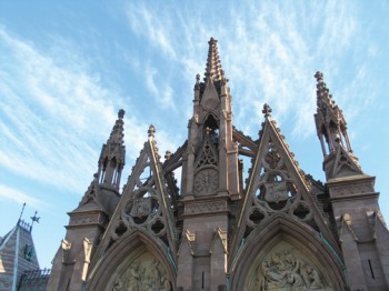 Green-Wood's main entrance