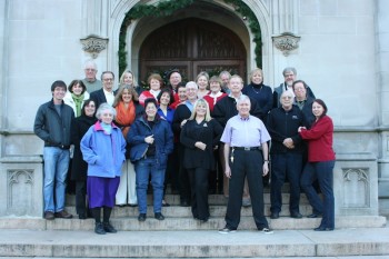Green-Wood volunteers at annual holiday party