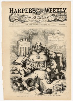 Boss Tweed Harper's Weekly cover Boss Tweed Harper's Weekly cover