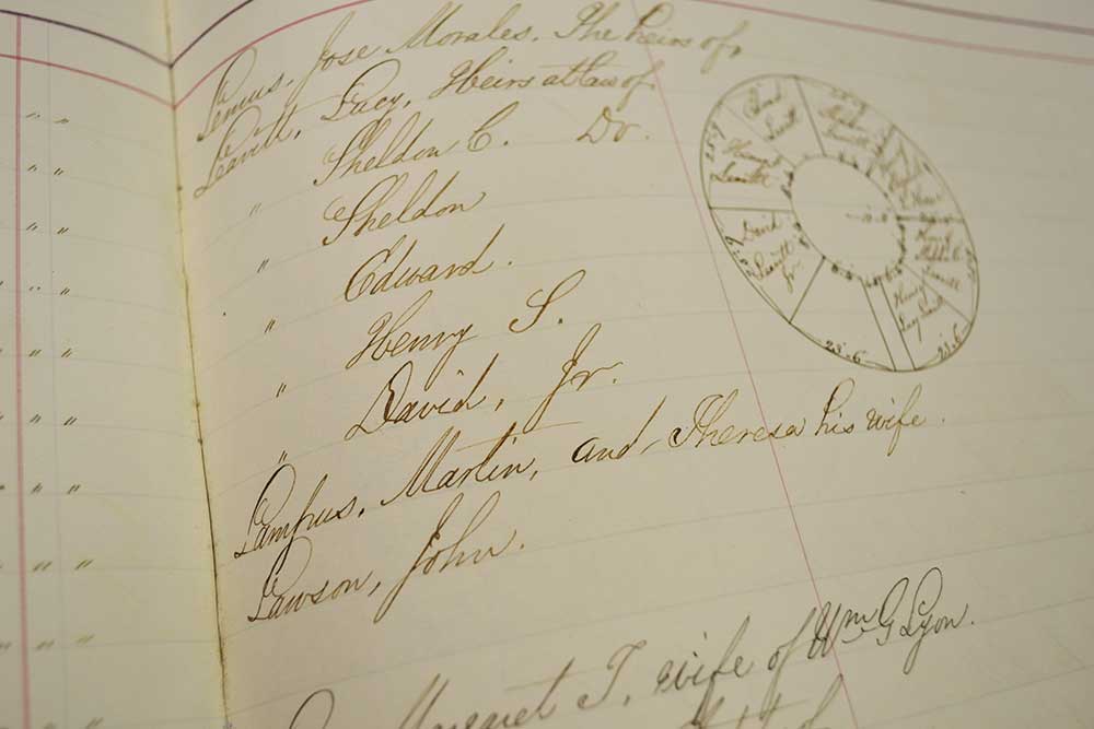 page from an archival book